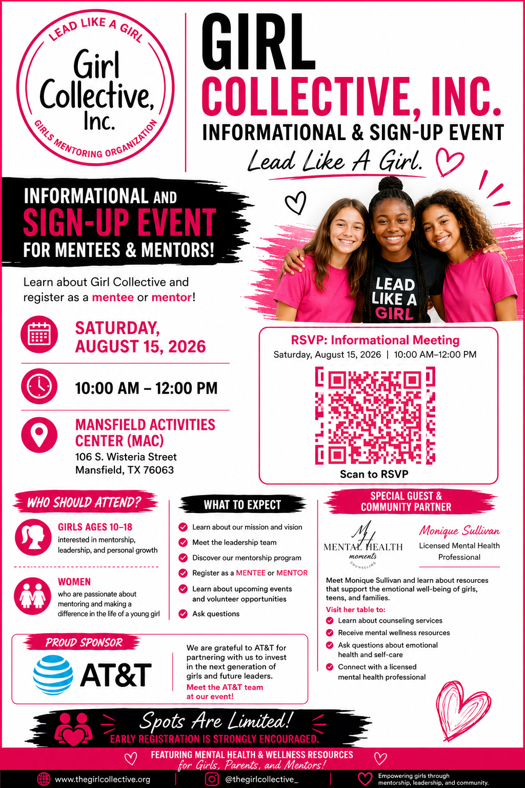 Girl Collective Informational Meeting Flyer