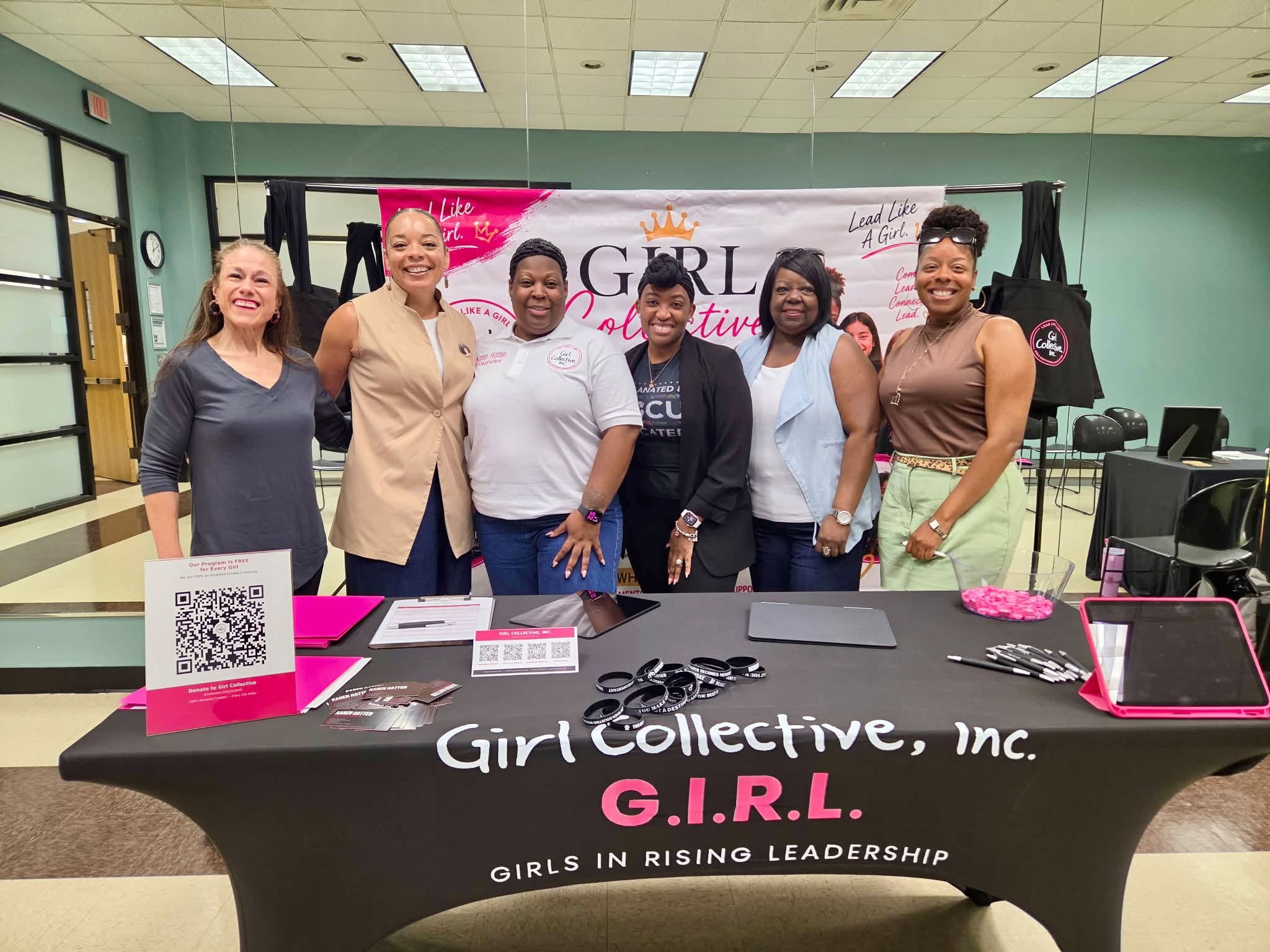 Girl Collective team at the Informational Meeting