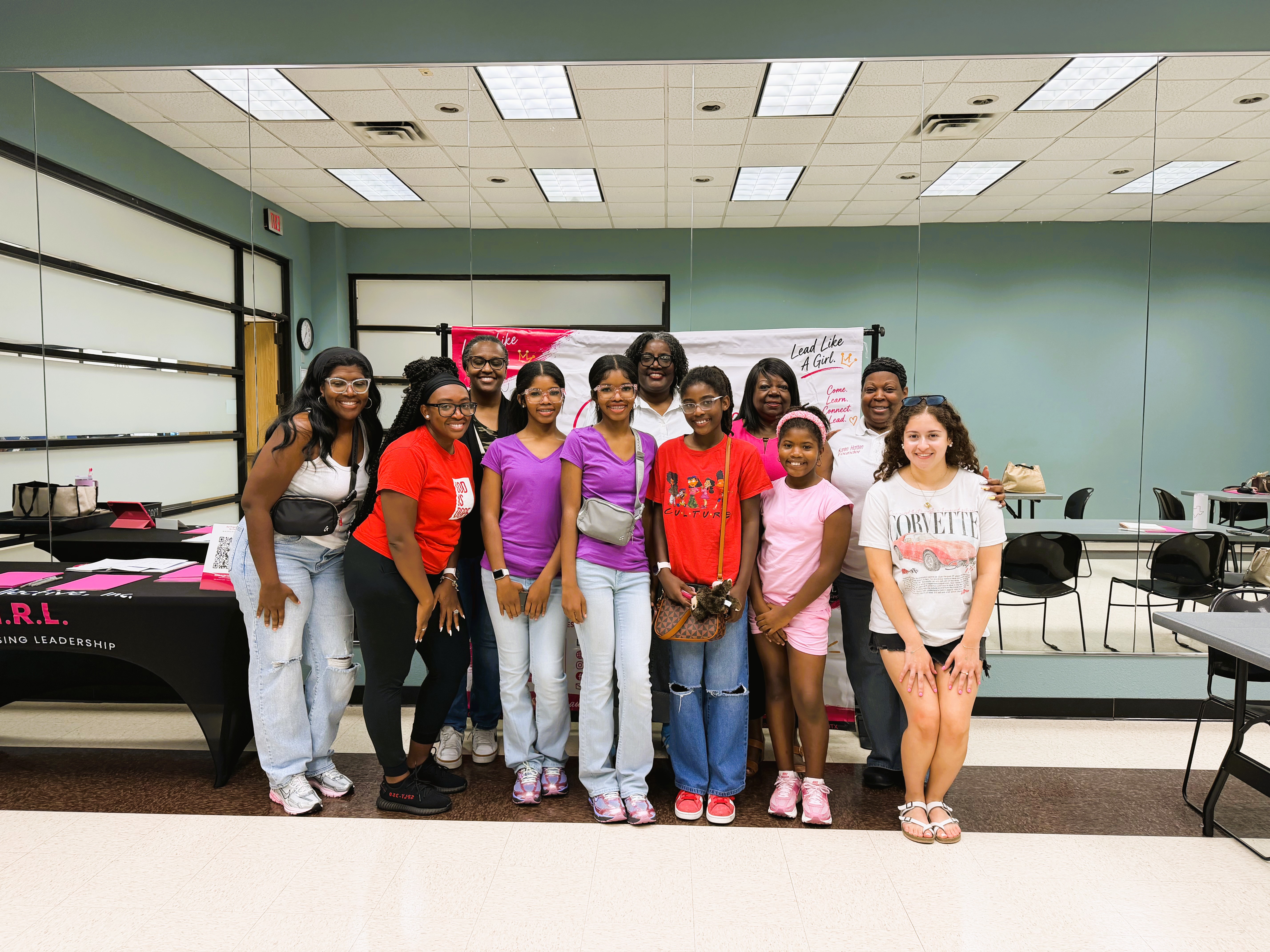 Girl Collective mentors and mentees at the September meetup